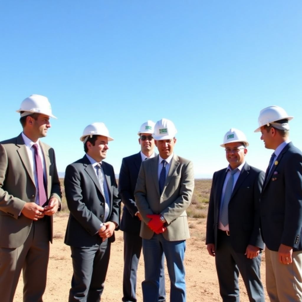 Equipo PetroInvest en campo petrolero