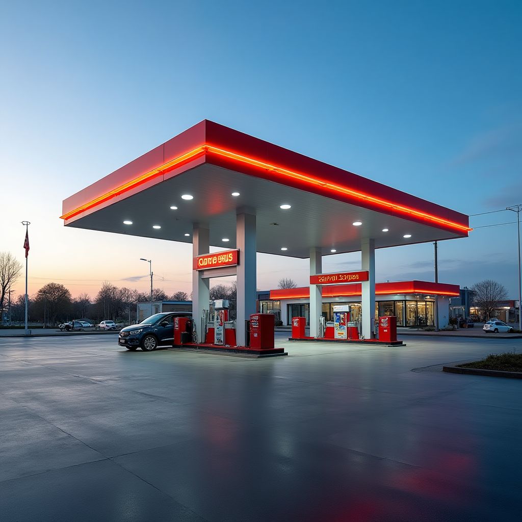 Red de estaciones de servicio en Argentina
